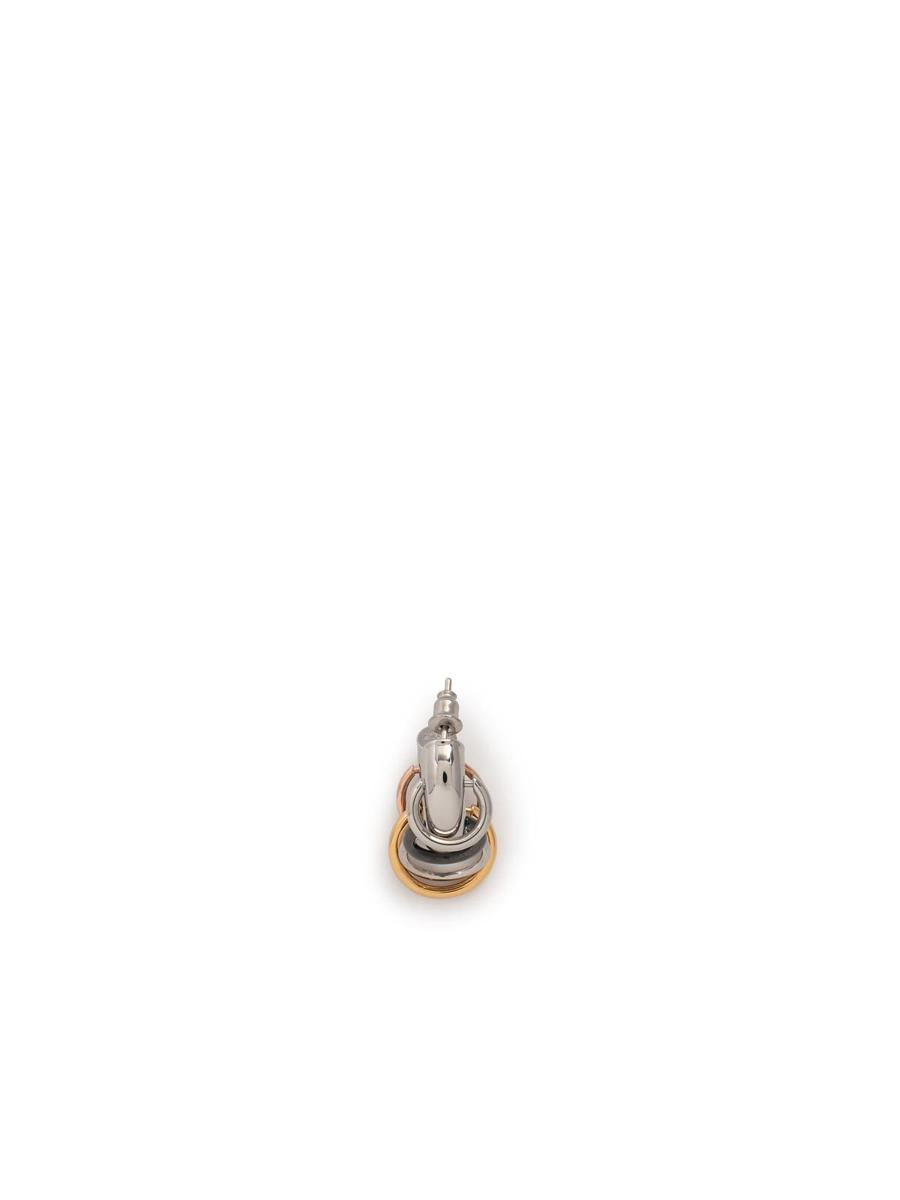 Panconesi Pierced Hoops' Silberne Messingohrringe