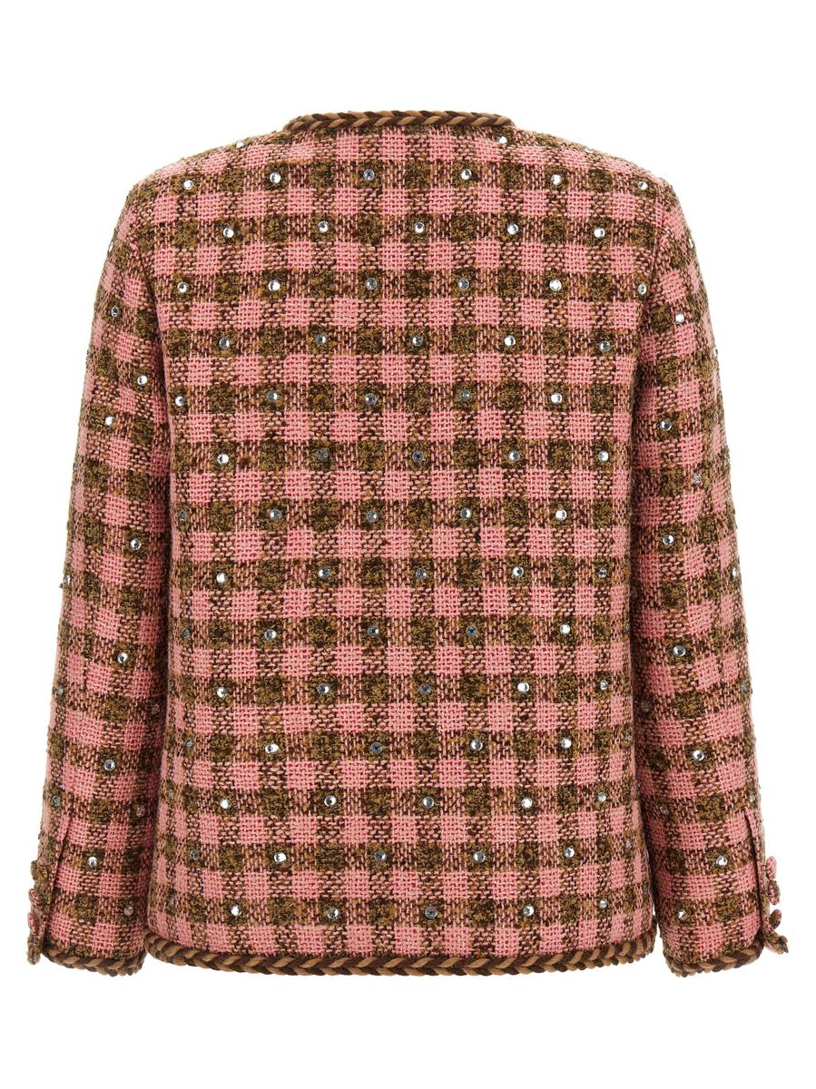 Giuseppe Di Morabito Strass-Blazerjacke