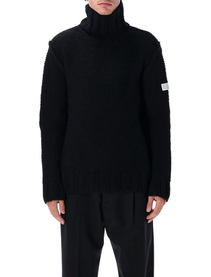 MM6 Maison Margiela – Rollkragenpullover aus dicker Wolle