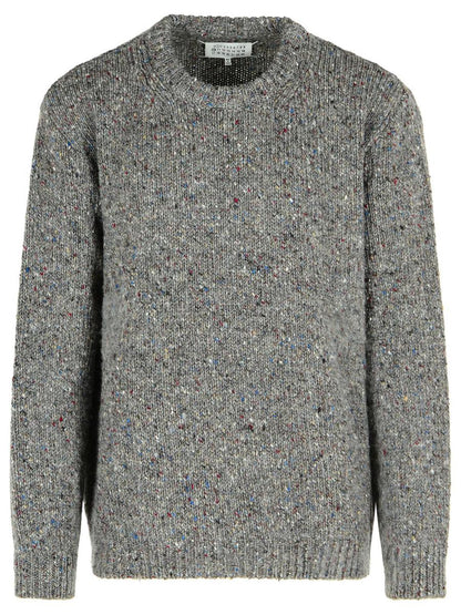 Grauer Pullover aus Schurwolle von Maison Margiela