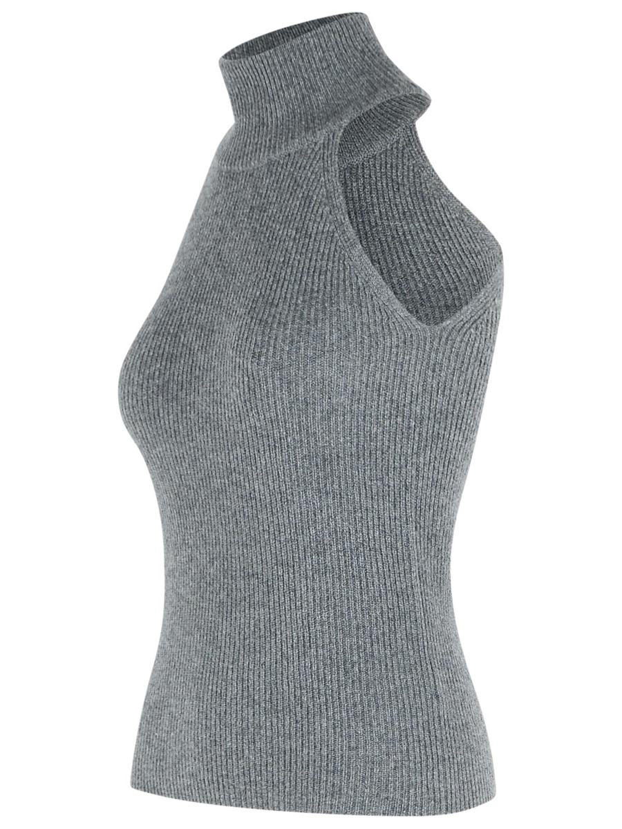 Lisa Yang 'Freya' Graphit-Kaschmir-Top