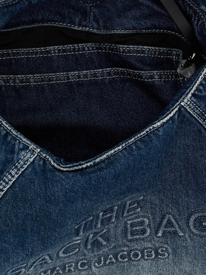 Marc Jacobs „The Bow Denim Medium Sack“ Schultertasche