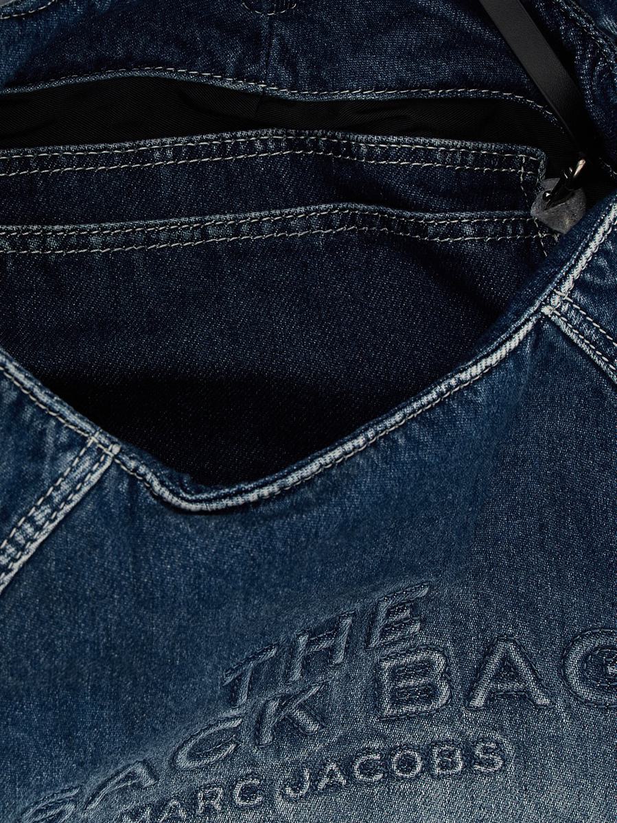 Marc Jacobs „The Bow Denim Medium Sack“ Schultertasche