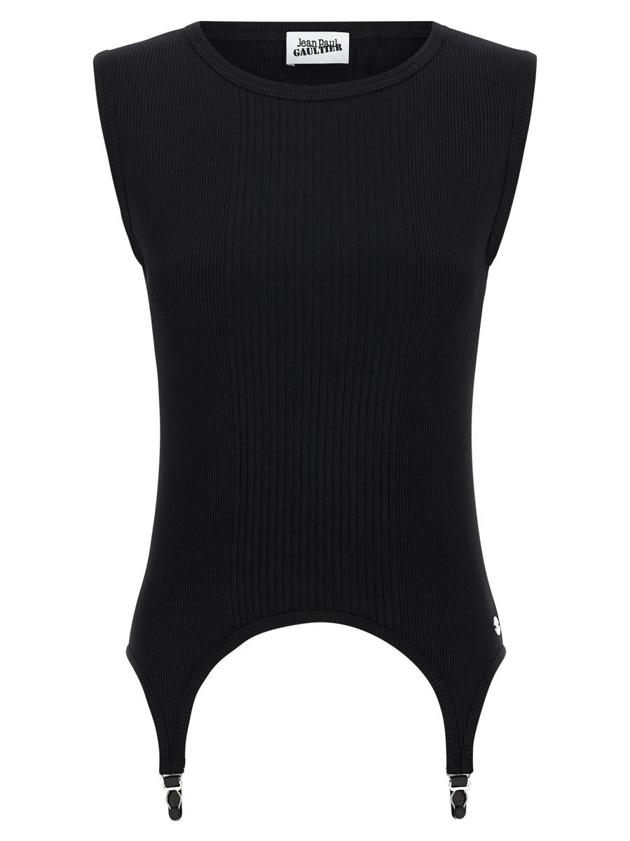 Jean Paul Gaultier „Das schwarze Strumpfband“ Tanktop