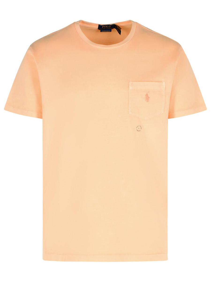 Polo Ralph Lauren – Orangefarbenes Baumwoll-T-Shirt