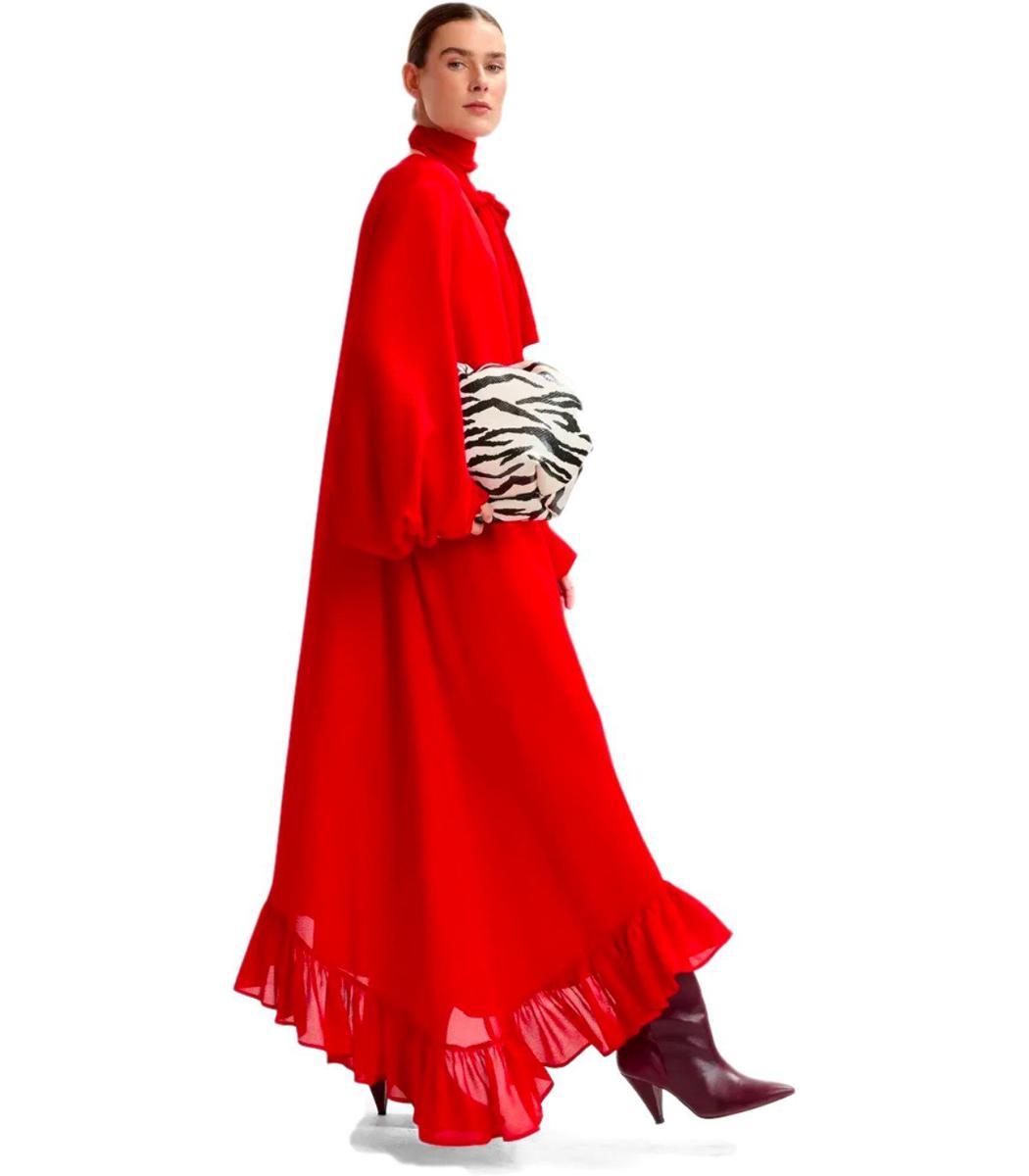 Essentiel Antwerp Iflower Rotes Kleid