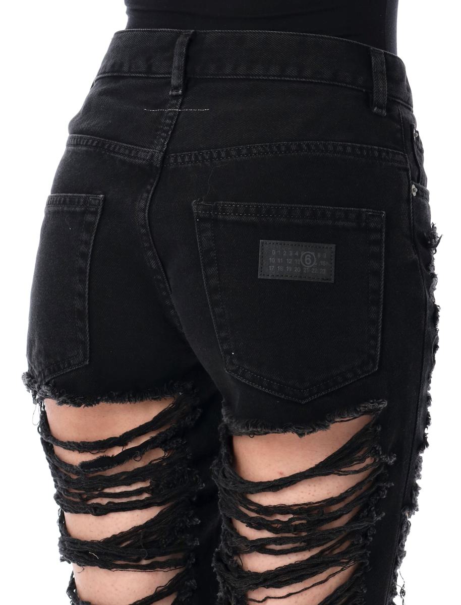 MM6 Maison Margiela – Slim-Fit-Jeans im Used-Look