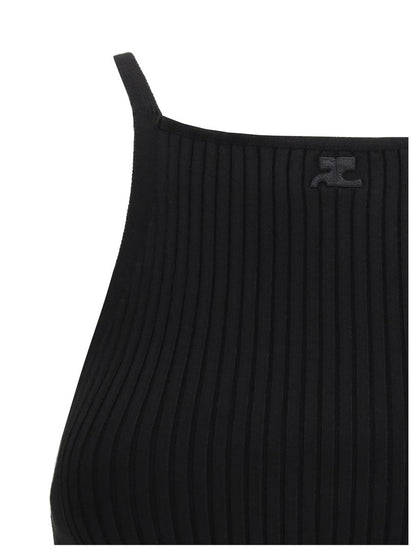 Courrèges – Geripptes Tanktop