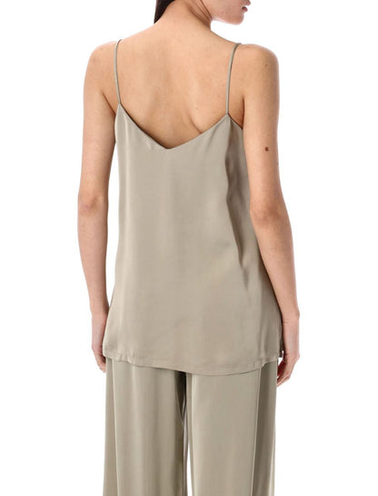 Fabiana Filippi Viskose-Satin-Dessous-Top