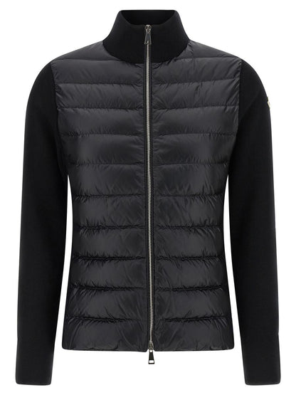 Moncler Zwei-Material-Cardigan