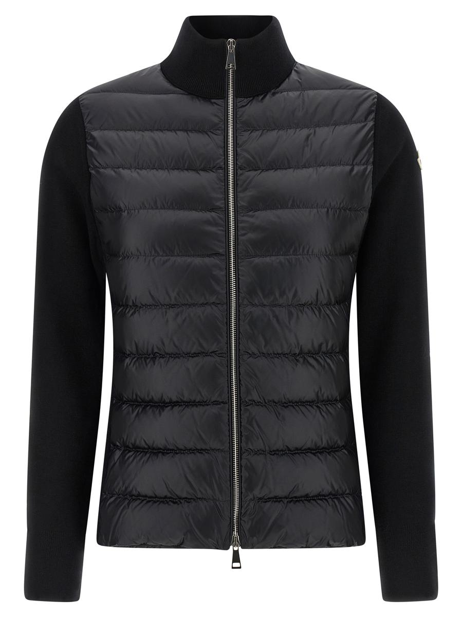 Moncler Zwei-Material-Cardigan