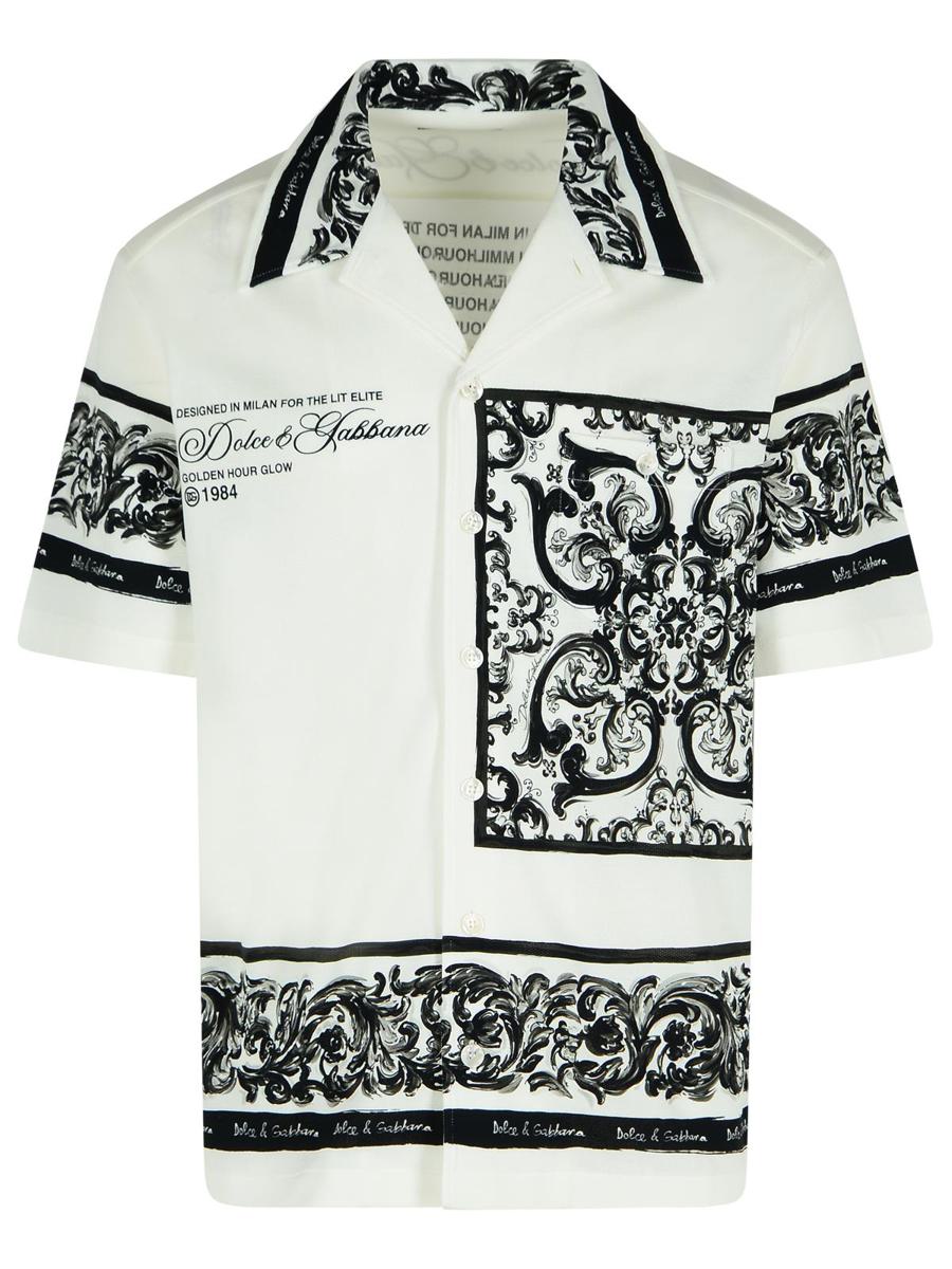 Weißes Baumwollhemd von Dolce &amp; Gabbana