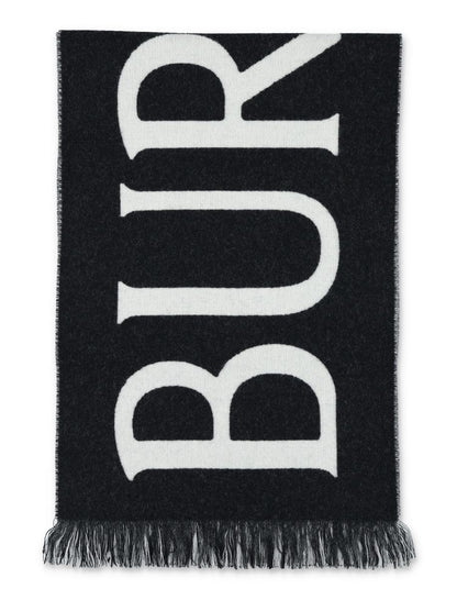 Burberry-Jacquard-Wollschal mit Logo
