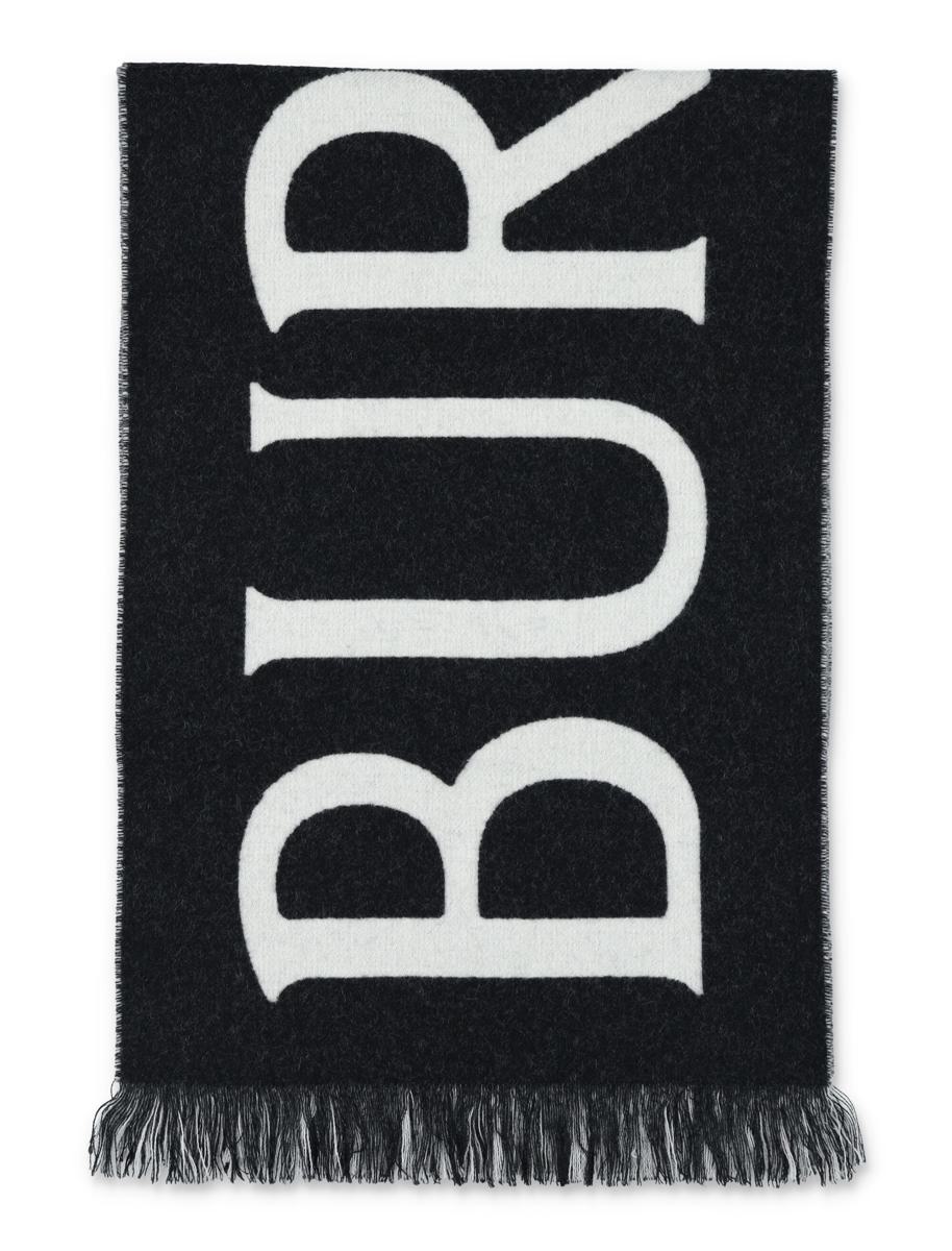 Burberry-Jacquard-Wollschal mit Logo