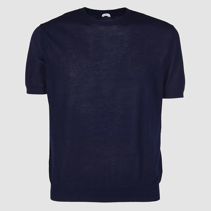 Malo Blaues Baumwoll-T-Shirt