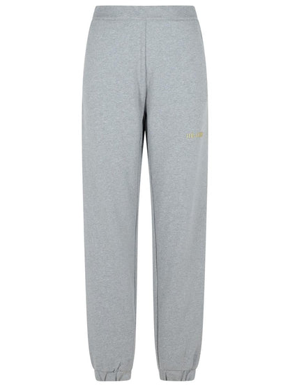 The Attico – Graue Baumwollhose „Jogger“