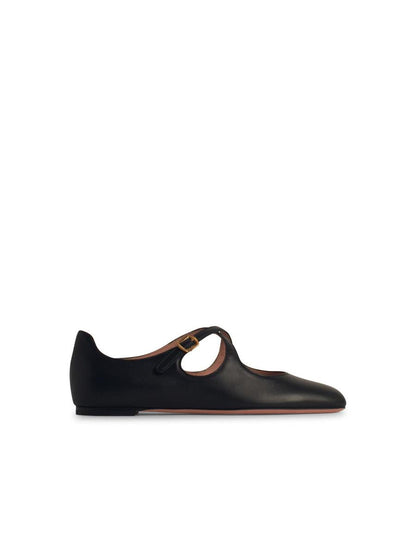 Bally – Beliska – Ballerinas aus schwarzem Leder