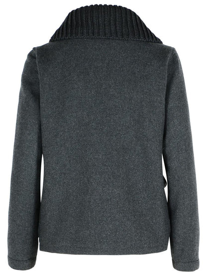 Fay Graphite Wolljacke