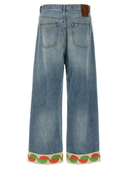Valentino Garavani Valentino Garavani Jacquard-Jeans