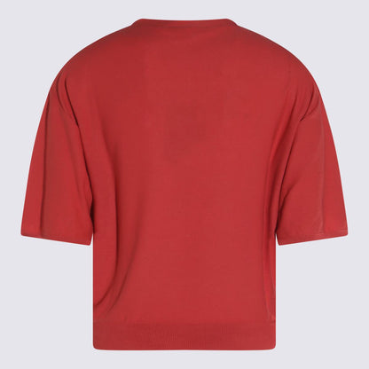 Antonelli – Rotes Leinen-T-Shirt