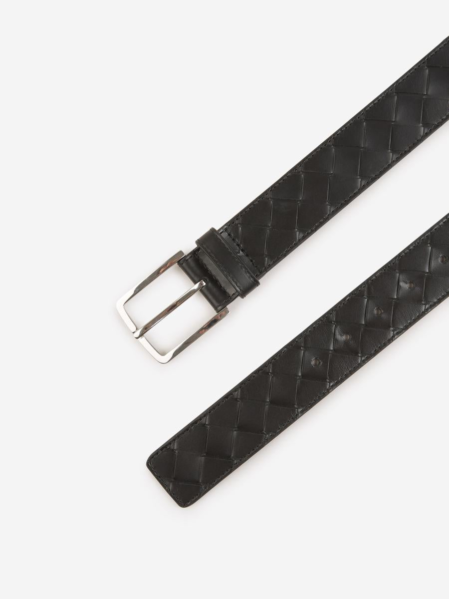 Bottega Veneta Leder-Intrecciato-Gürtel