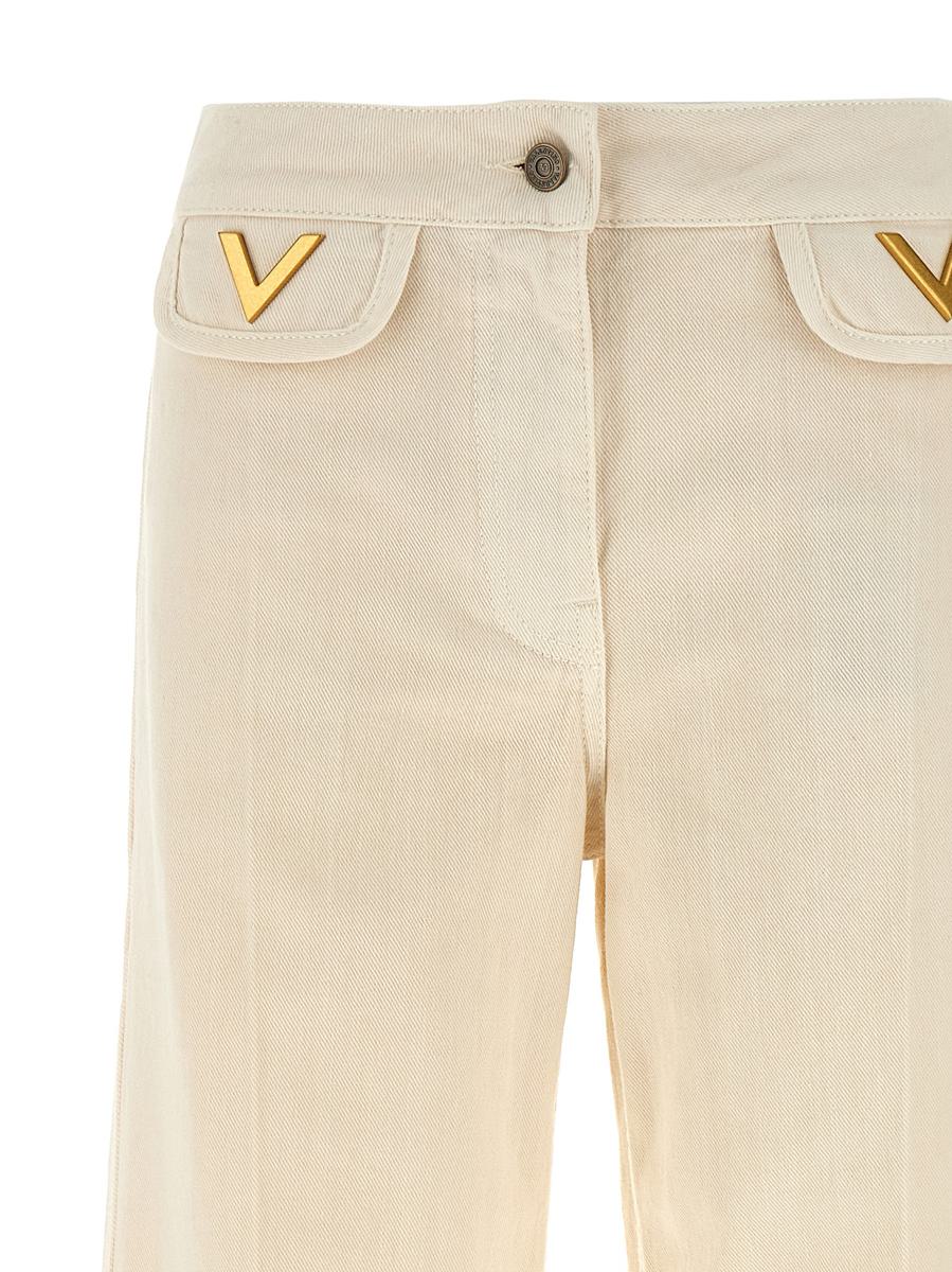 Valentino Garavani Valentino Garavani Jeans mit „V“-Detail