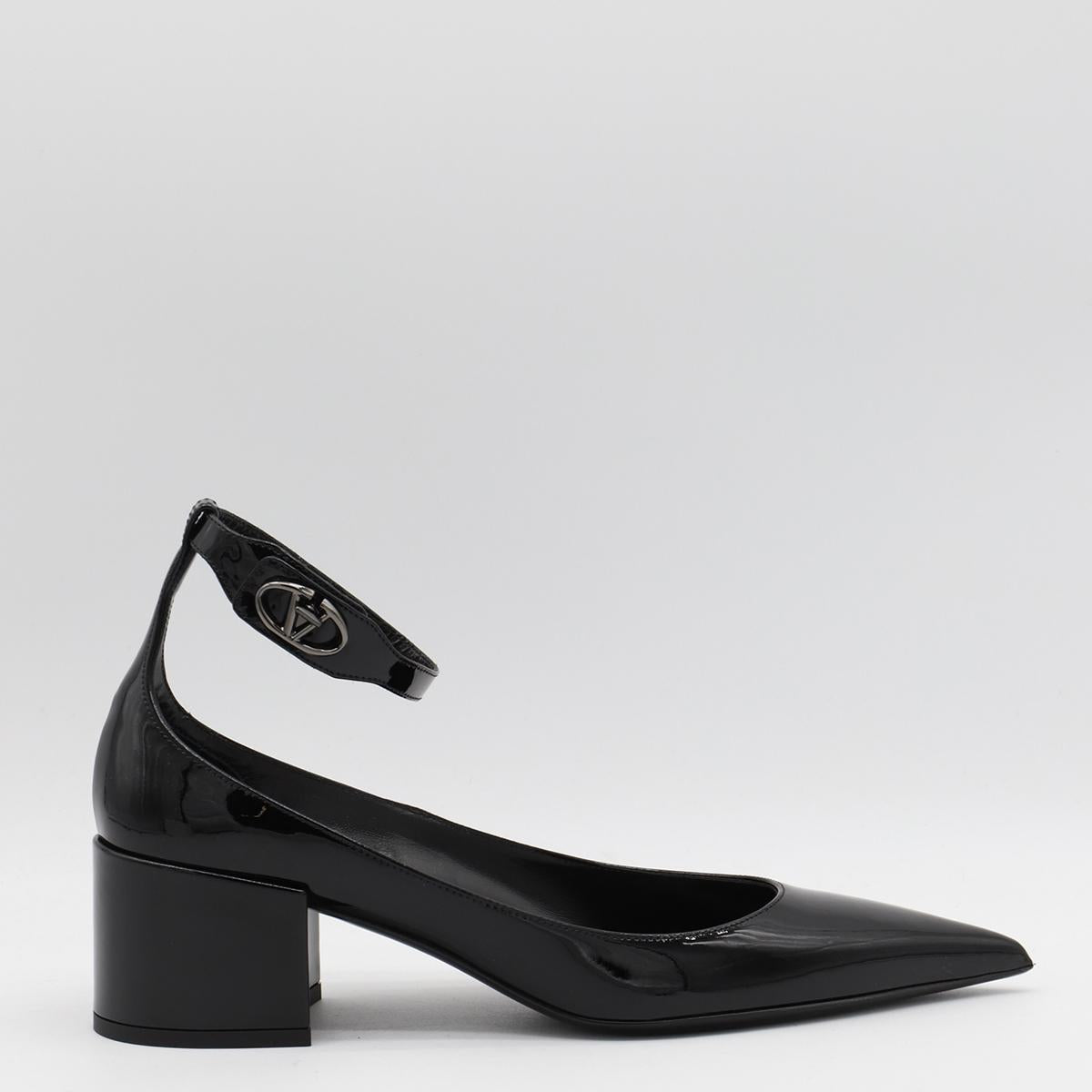 Valentino Garavani Schwarze Lederpumps