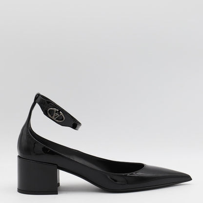 Valentino Garavani Schwarze Lederpumps