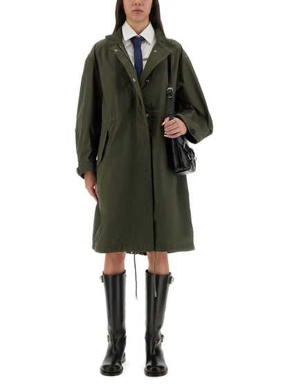 Givenchy – Übergroßer Parka mit Logo-Print