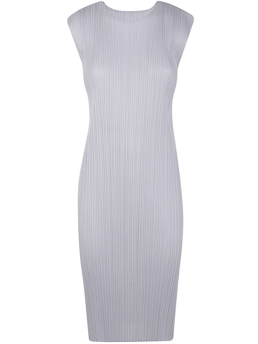 Pleats Please Issey Miyake Basics Ärmelloses Minikleid Kleidung