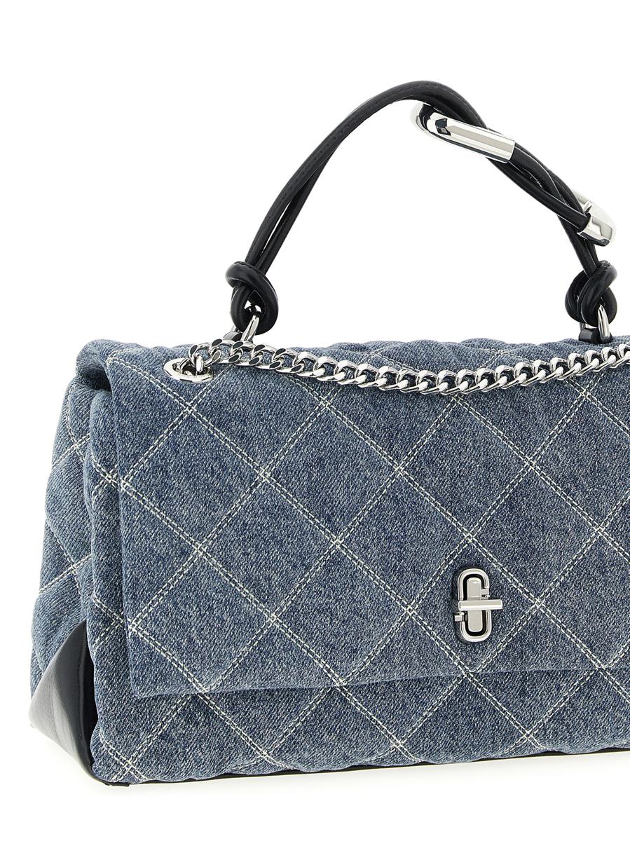 Marc Jacobs – Mittlere Umhängetasche „The Quilted Denim Dual“