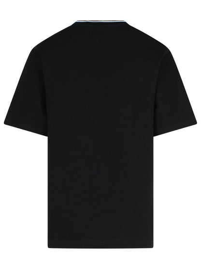 Dolce &amp; Gabbana Schwarzes Baumwoll-T-Shirt