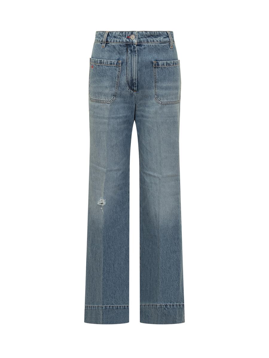 Victoria Beckham Victoria Beckham – Jeans mit weitem Bein aus Vintage-Denim