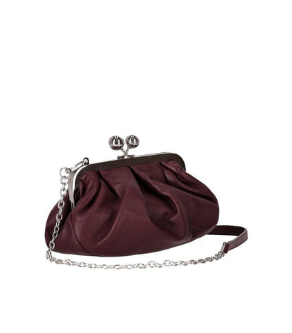 Weekend Max Mara Pasticcino Prati Kleine Burgunder-Clutch