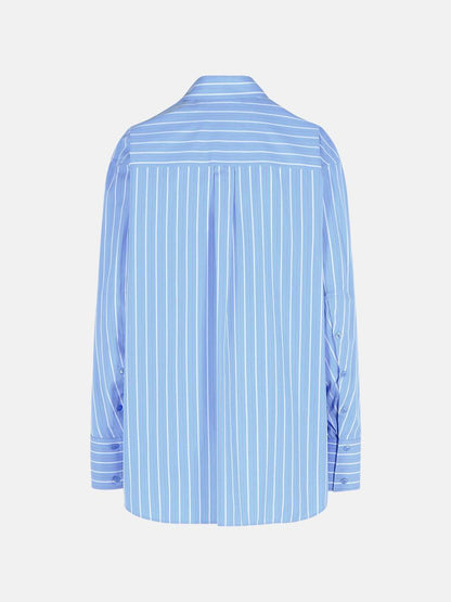 Sportmax Hellblaues Baumwollhemd