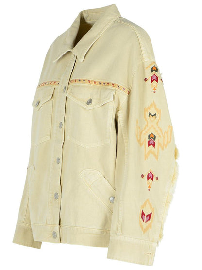 Beige Jacke aus Baumwollmischung „Manona“ von Isabel Marant Étoile