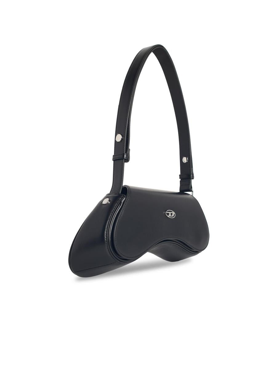Diesel – Play Crossbody – Schwarze Ledertasche