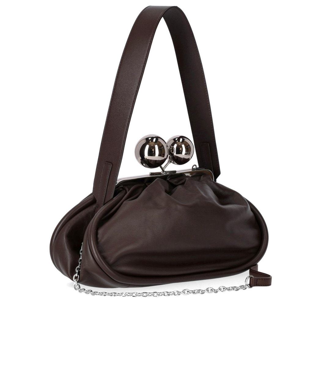 Weekend Max Mara Pasticcino Milvanew Mittelbraune Clutch