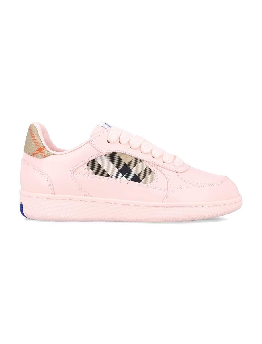 Burberry Damen-Sneakers „Terrace“ aus Leder und Karomuster