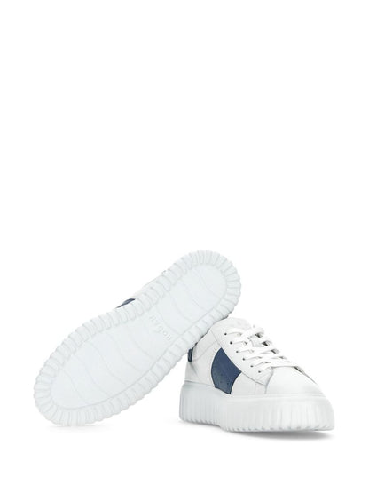 Hogan – Weiße Sneakers mit H-Streifen