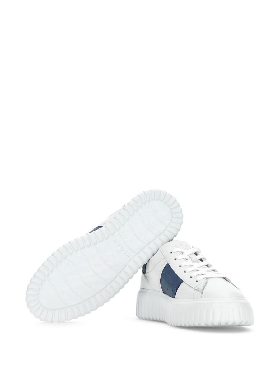 Hogan – Weiße Sneakers mit H-Streifen