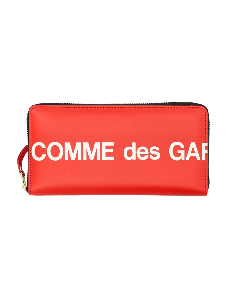 Comme Des Garçons Hugo Logo Reißverschluss-Geldbörse