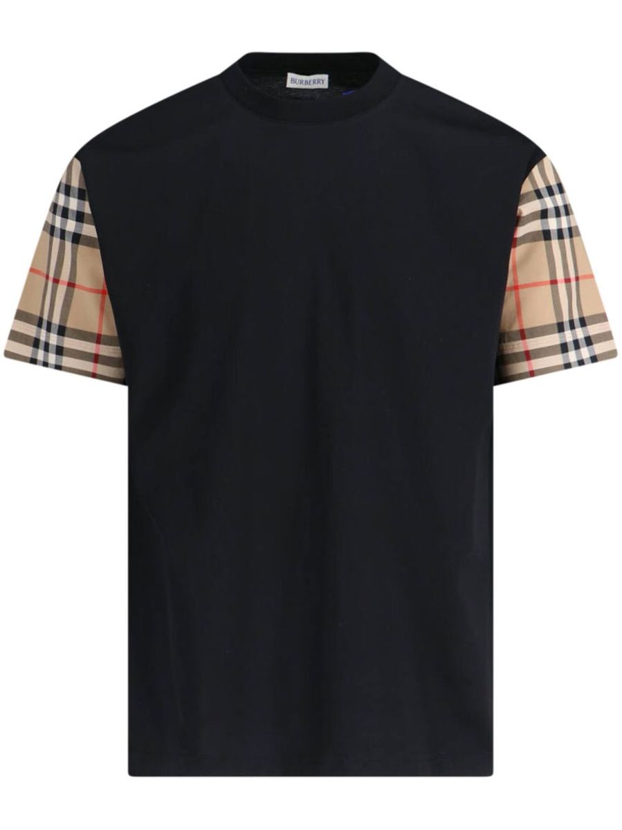 Burberry – Kariertes T-Shirt