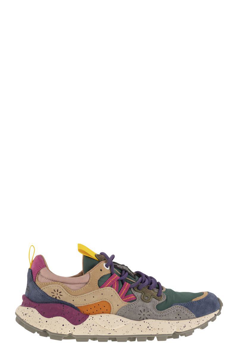 Flower Mountain Yamano 3 - Sneakers aus Wildleder und Funktionsgewebe