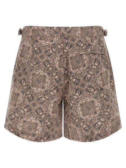 Brunello Cucinelli Badeanzug mit Paisley-Print