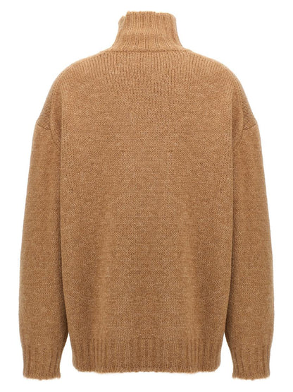 Jil Sander Pullover mit hohem Kragen