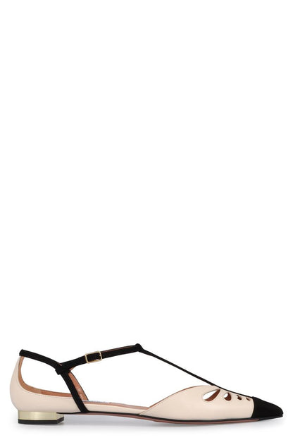 Aquazzura Camille Lederballerinas