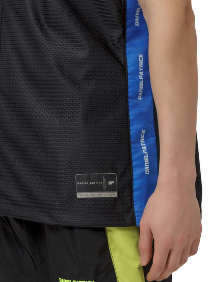 Daniel Patrick – Tanktop mit Netzstoff und Seitenbändern