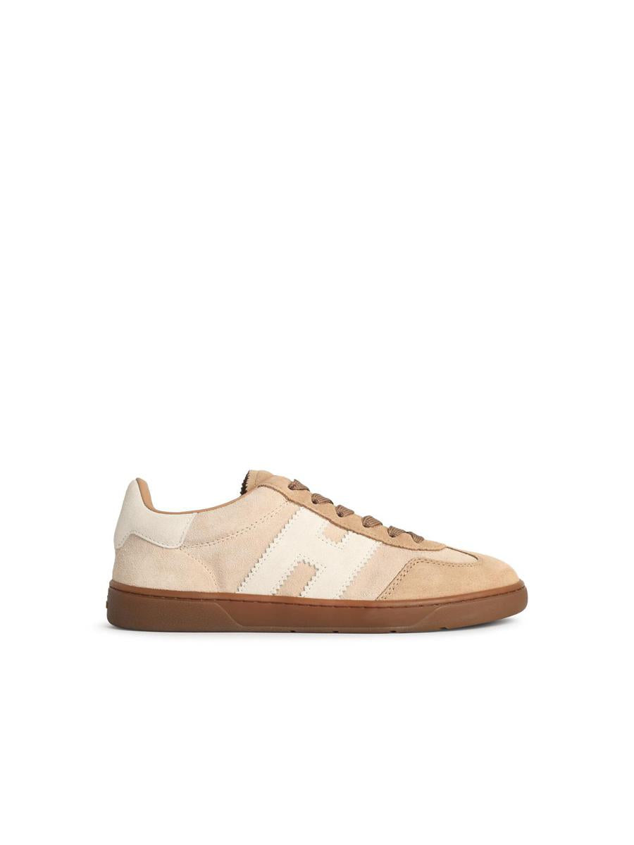 Hogan – Coole, beige Wildleder-Sneaker