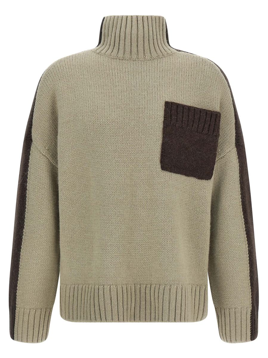 JW Anderson – Pullover mit zweifarbiger aufgesetzter Tasche